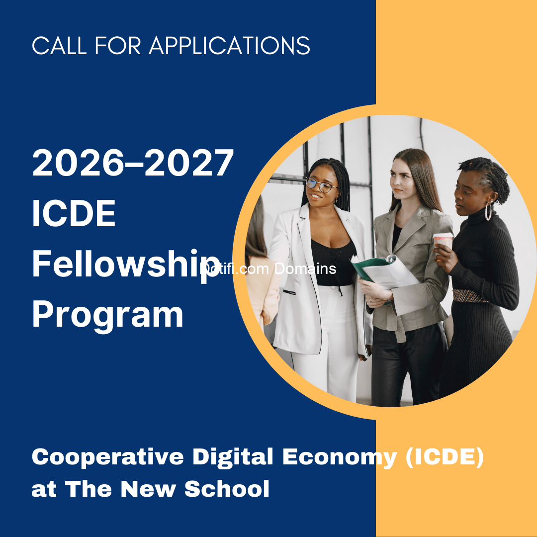 Icde Apply Now: ICDE Fellowship Program 2026–2027 - ALMAJIRI
